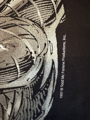 Vintage 1997 Spawn Cygor Devolution Todd McFarlane TV Show T-Shirt 
