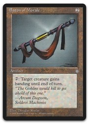 Baton of Morale Ice Age Uncommon MTG