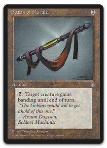 Baton of Morale Ice Age Uncommon MTG