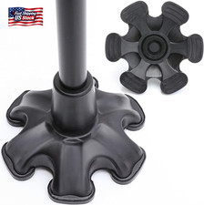 Cane Tip with 6 Support Rubber Foot for Walking Canes 3/4 Inch Shaft, Self-Stand