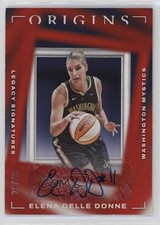 2023 Panini Origins WNBA Legacy Signatures Red 29/49 Elena Delle Donne Auto ux8