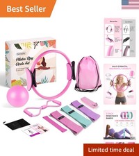 Pilates Kit, Home Pilates Workout Kit for Women, Pilates Equipment with 14.5" Pi