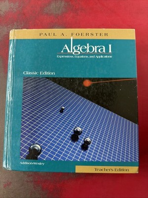 Algebra 1 Expressions, Equations and Applications Hb Textbook 1999 FREE SHIPPING