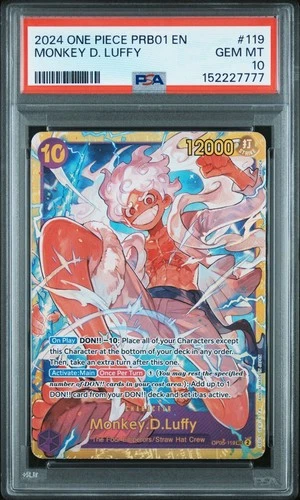 Monkey.D.Luffy OP05-119 One Piece Awakening Of The New Era PSA 10 ENGLISH