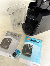 TASSIMO Suny Pod Coffee Machine Black, Auto Shut-Off, Water Tank, Manuals