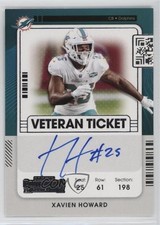 2021 Contenders Veteran Ticket 2023 Panini Update Xavien Howard Auto 14dq