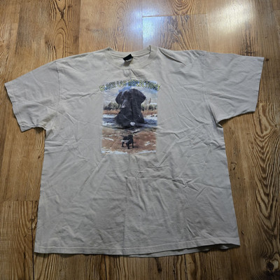 Black Lab Reflections Men's T Shirt Size 3XL Gander Mountain 