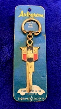 Vintage NOS Signa Plymouth Key Blank Key Chain Key Ring Clasp Accessory