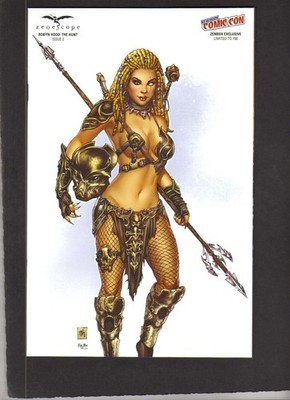 GRIMM: ROBYN HOOD: THE HUNT #3 - NYCC ZENBOX SEXY PREDATOR EXCLUSIVE, LIM 150!!