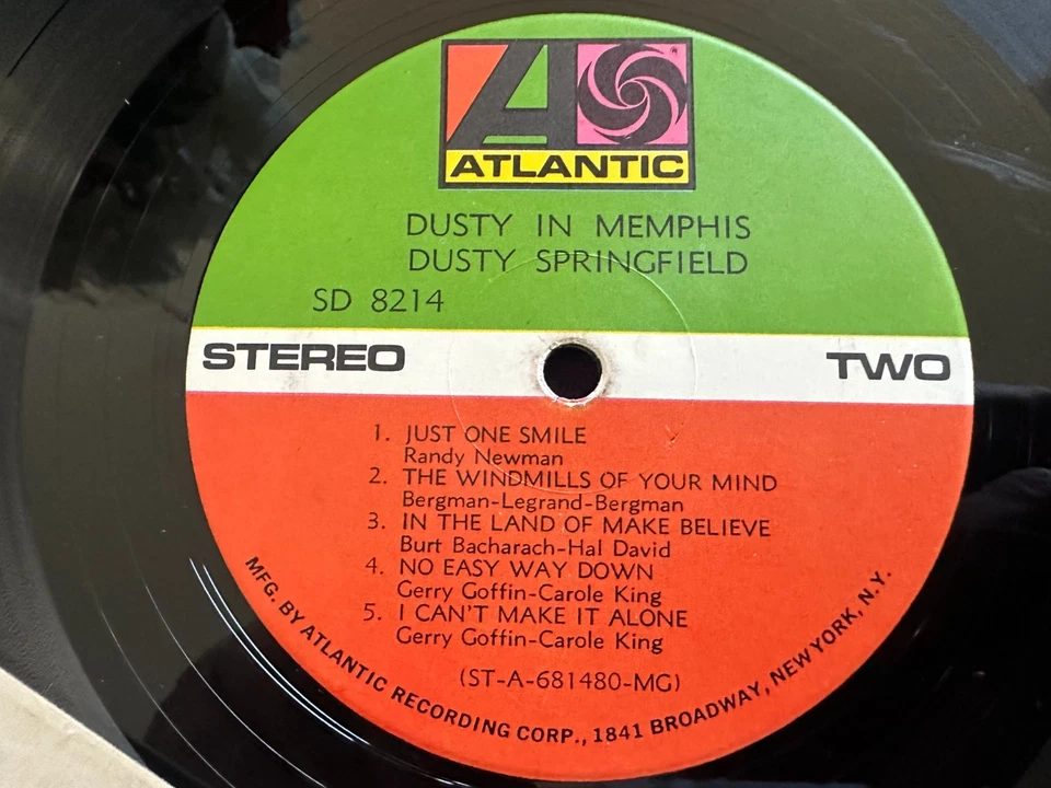 DUSTY SPRINGFIELD In Memphis LP SHRINK w/ Hype STICKER Tested '69 ATLANTIC Orig - Image 4 of 4