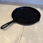 Vintage Wagner Ware Sidney 0 Cast Iron Skillet/Griddle 1102E Fat Free Fryer Pan
