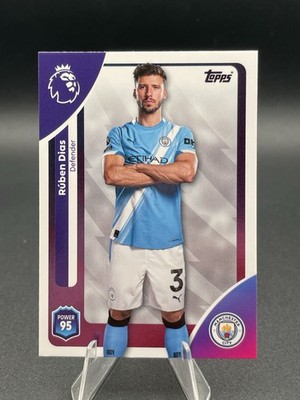 Carte à Collectionner Topps Ruben Dias 1of1 Autograph - Manchester City 24/25 - édition Limitée