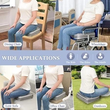 Adult Booster Seat Cushion Extra Firm Riser Chair Cushions for Elderly Adult