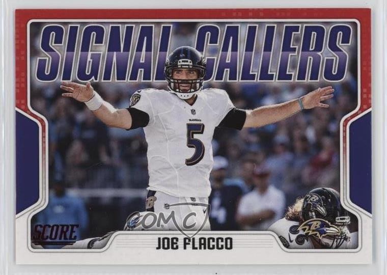 2018 Score Signal Callers Red Joe Flacco #3 0q3