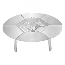 Fire Pit Heat Deflector for Solo Stove Yukon 25 in Bonfire Stainless Steel