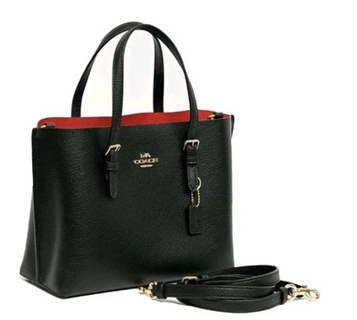 Coach Genuine Mollie Bucket 22 Signature Leather black bag - Image 1 of 4