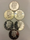 Kennedy Half Dollar Proof - 90% SILVER Lot of 5 Coins No Reserve