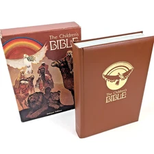 VTG The Children's Bible DELUXE Edition SLIPCASE Golden Press 1974 Illustrated