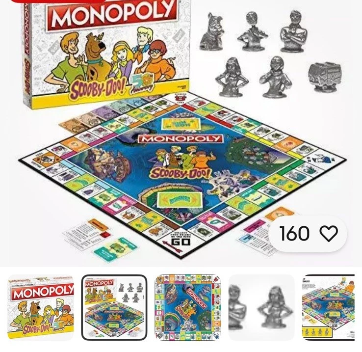 NEW! Sealed 50th Anniversary Monopoly: Scooby-Doo! Board Game - Image 3 of 4