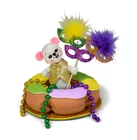 Annalee Mardi Gras King Cake Mouse 3" New 262025