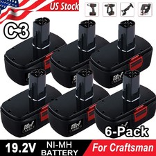 6Pack 4.8Ah for Craftsman 19.2 Volt 11375 Battery C3 DieHard 130279005 130279003