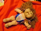 Special Edition 1996 Olympics Cabbage Patch Kids Olympikids Mascot Swimmer Girl