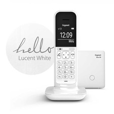 Image of stylish Gigaset CL390 Cordless Phone with Answer Machine Nuisance call Blocker