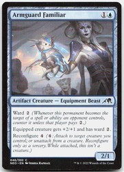 Armguard Familiar #46 Kamigawa: Neon Dynasty Common MTG