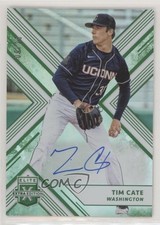 2018 Panini Elite Extra Edition Emerald Auto 9/25 Tim Cate #64 Auto hg6