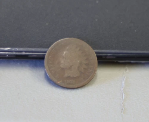 1872 US Indian Cent 1c Semi Key AG/G (Slight Corrosion)