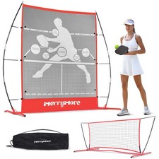 MerryMove Pickleball Rebounder Net: Portable, 2-in-1 Practice  Training 6ft