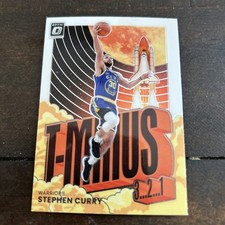 2021-22 Donruss Optic Basketball Stephen Curry T-Minus Insert #12