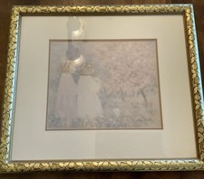 Hilene Liveillee Picture Of Two Little Girls Framed