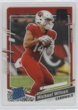 2023 Panini Clearly Donruss Rated Rookie Michael Wilson #76 1ht8