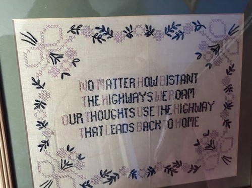 Gorgeous Framed Tapestry 1900s But Professionally Framed In 2002