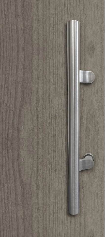 Post-Mount Offset Double-Sided Ladder Style Push-Pull Stainless Door Handle for  - Image 2 of 4