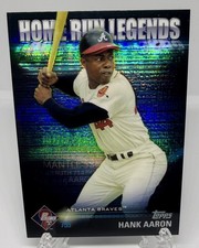 2012 Topps Prime Nine Home Run Legends Hank Aaron #HRL-1 Atlanta Braves