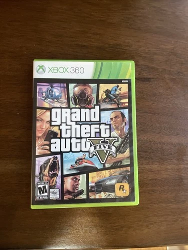 Grand Theft Auto V (Microsoft Xbox 360, 2013)  with Manual Tested
