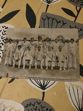 England Cricket Hand Signed By 11, 1977 Team Picture