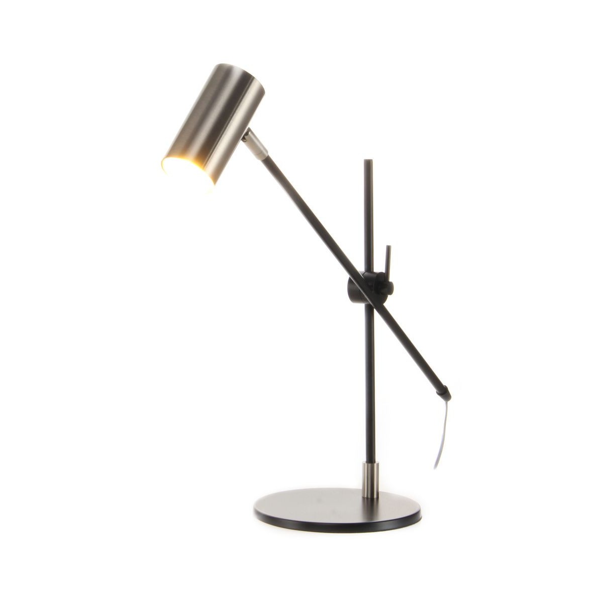 Lampe à poser design Target 64cm argent pour l'éclairage du salon