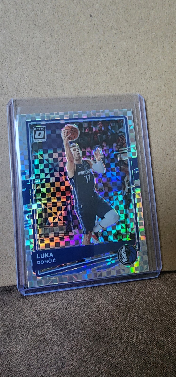 2020-21 Panini Donruss Optic Luka Doncic Checkerboard Refractor Prizm SSP #86