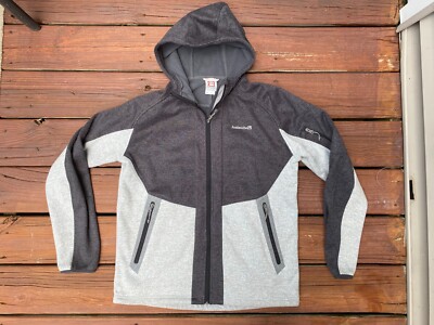 Avalanche Men's Gray Two Tone Full Zip Hooded Jacket MSE5520