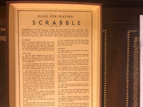Vintage "SCRABBLE" Mfg. by Selchow & Richter Co. New York, N.Y. - Nice Condition - Picture 15 of 15