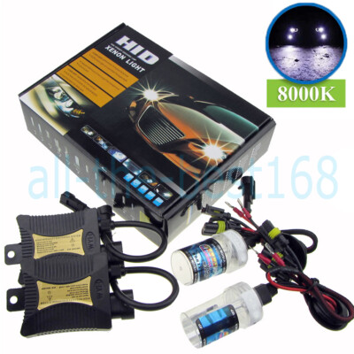 H7 8000K 55W HID Xenon Licht Brenner Scheinwerfer Nachrüstsatz Nebel Kit Lampen