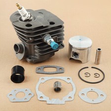 Cylinder Piston Rebuild Kit For Husqvarna 50 51 55 Rancher Chainsaw 46mm Nikasil
