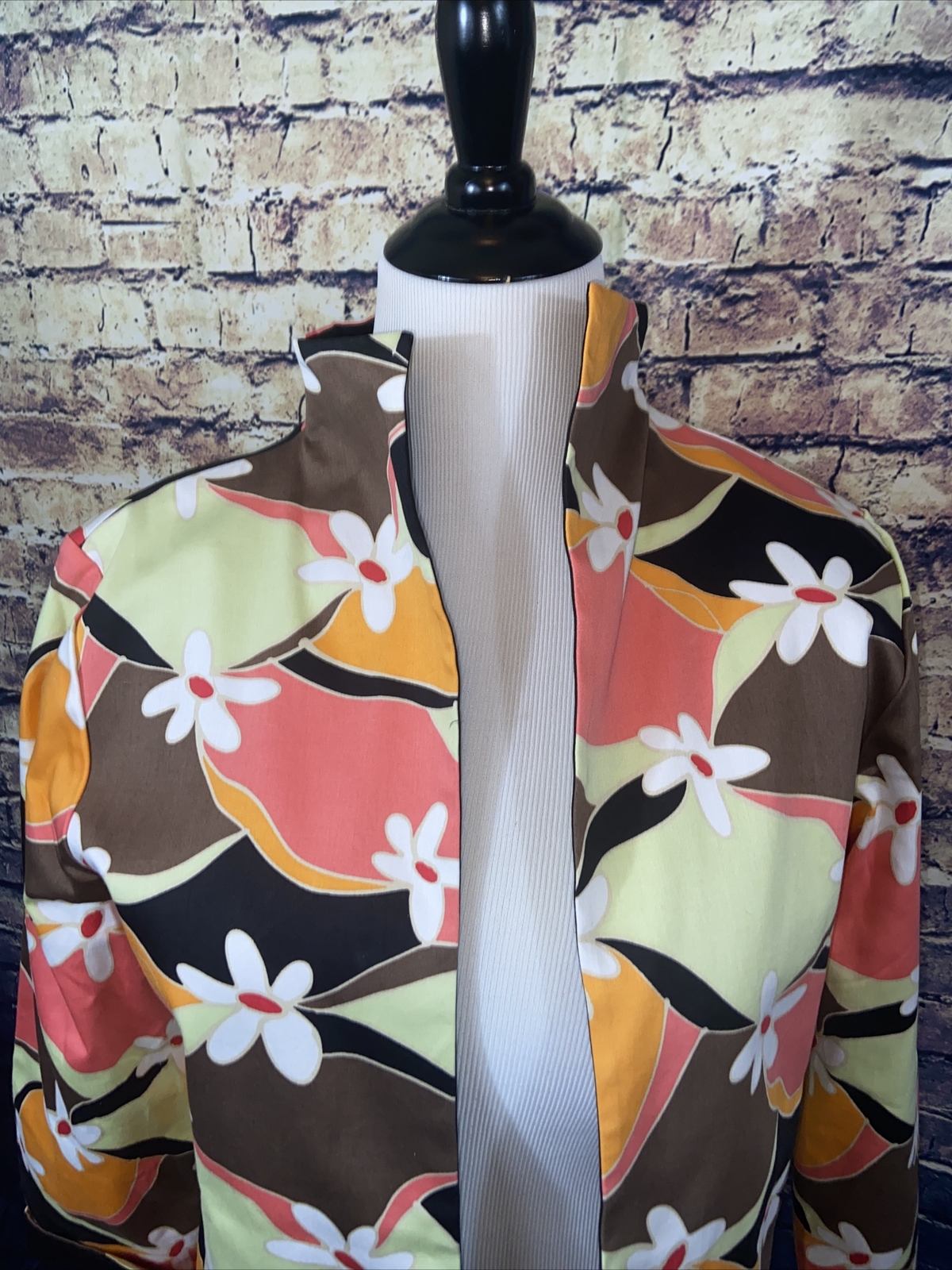 Patrick Christopher Open Blazer Flower Design Siz… - image 3