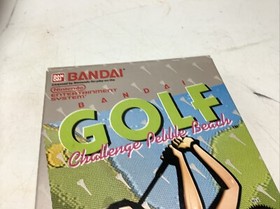 Bandai Golf Challenge Pebble Beach NES Nintendo Cartridge, Box, sleeve Styrofoam