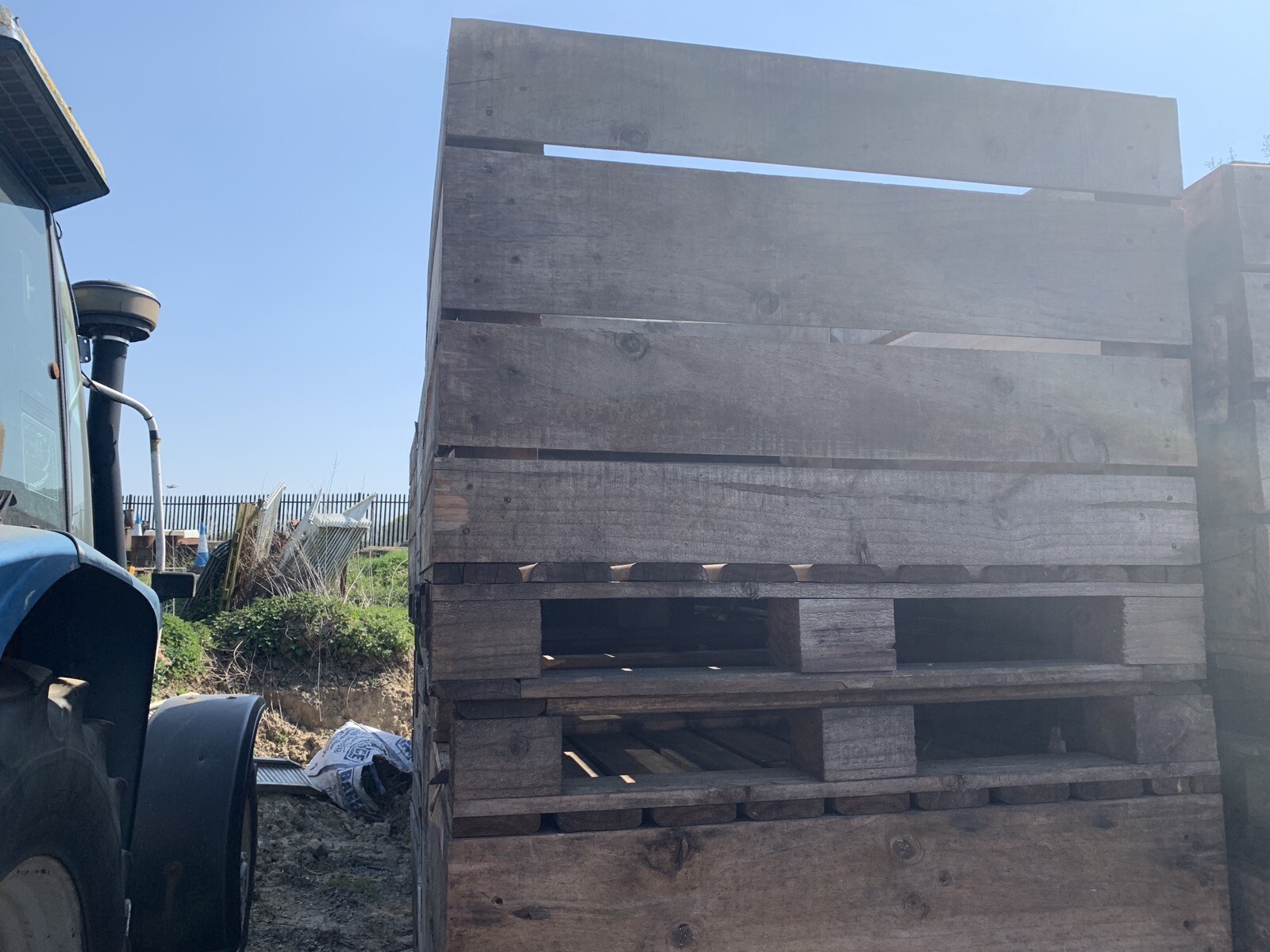 Used Compost Composter Apple Crates Apple Bins Raised Bed Log Storage