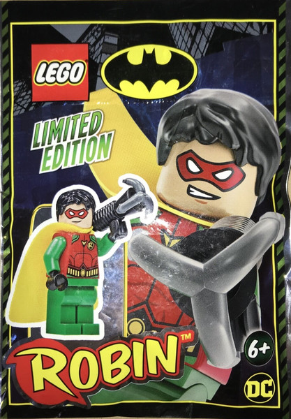 Lego Dc Comics Super Heroes Minifigur | Robin | (211902) Polybag Neu & Ovp-image
