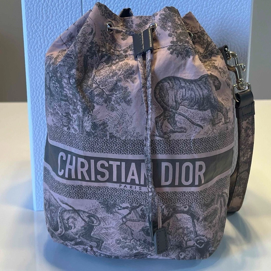 Pochette de voyage Dior Toile de Jouy cordon de serrage
